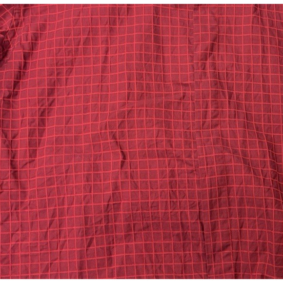 Steven Land Dress Shirt Mens Red 17.5 34/35 Long Sleeve French Cuff 100% Cotton - Picture 10 of 10